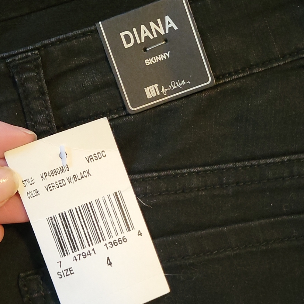 Diana black embroidered skinny jeans brand new - Picture 7 of 7